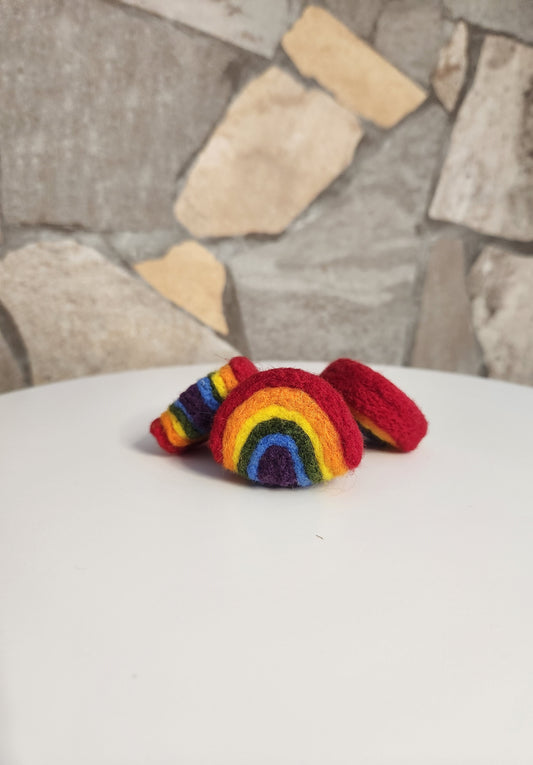 Rainbow Love: Handmade Felt Rainbow for Wedding/Occasional Decoration