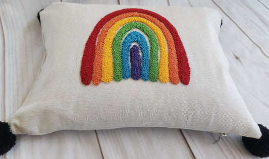 Pillow of Rainbow Punch Art