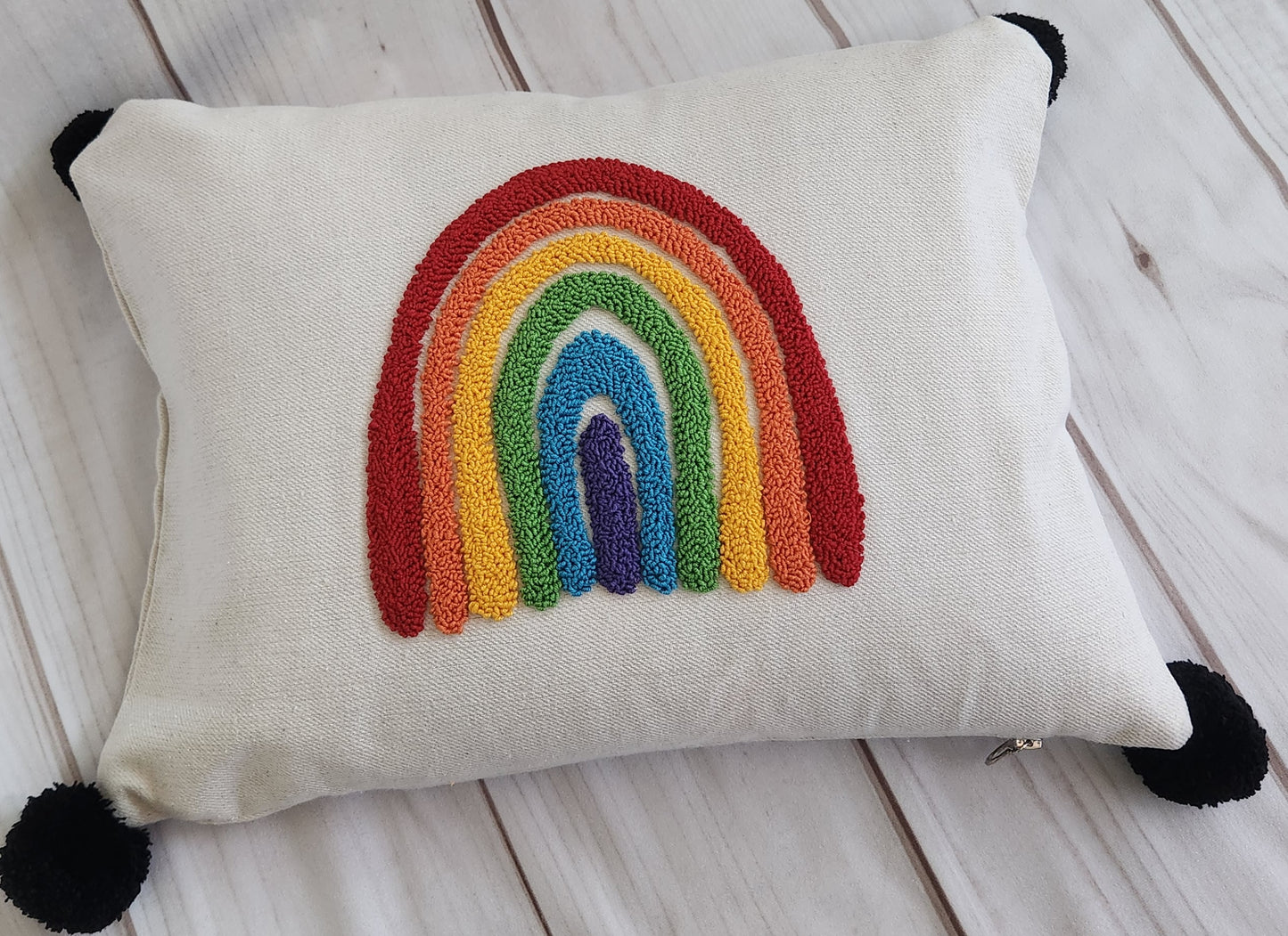 Pillow of Rainbow Punch Art