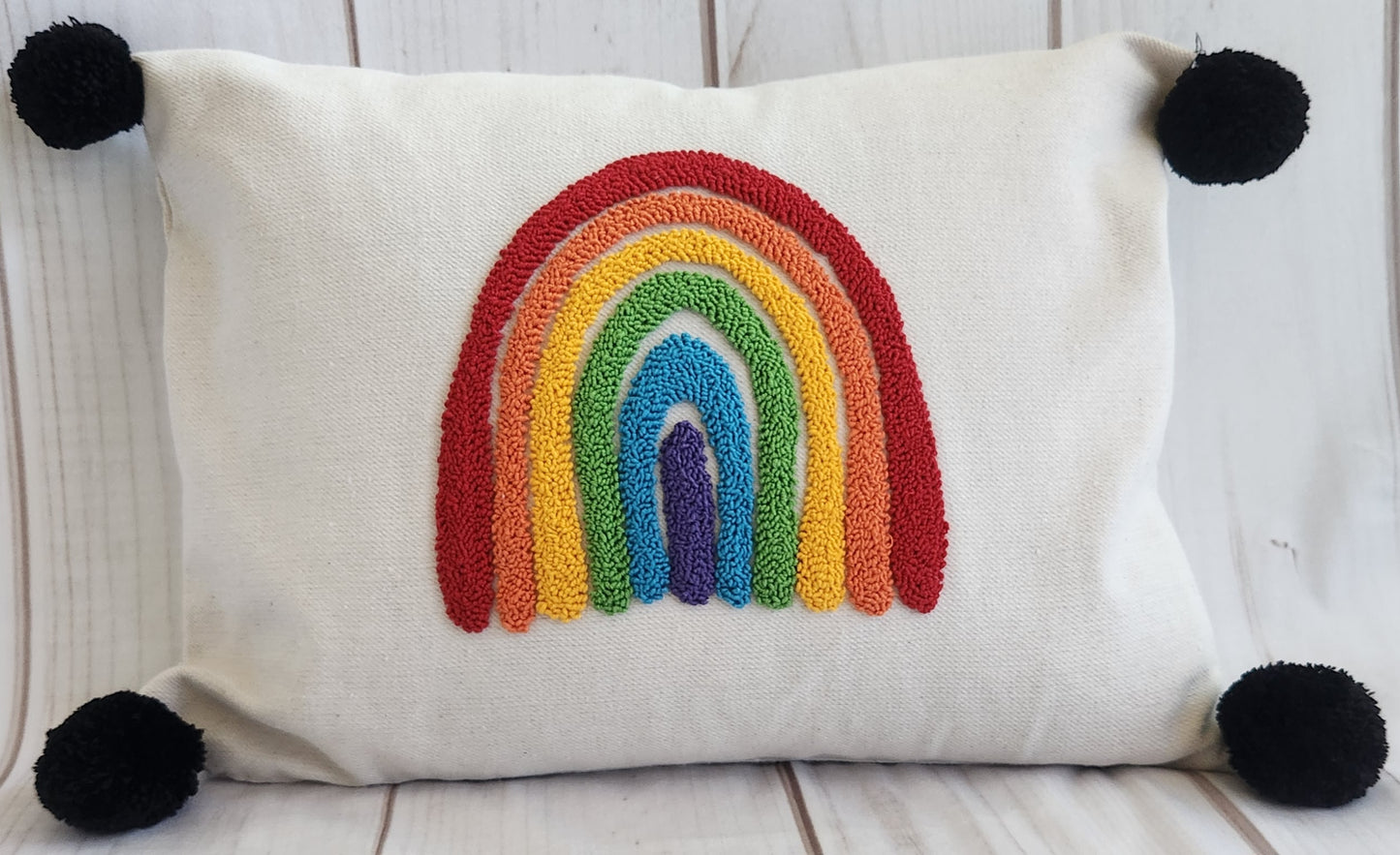 Pillow of Rainbow Punch Art