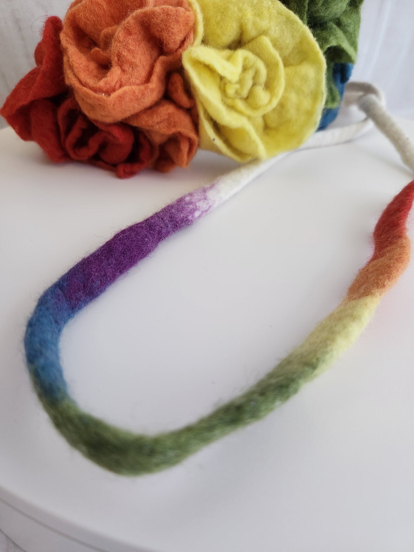 Rainbow Royalty Crown Flower Headband