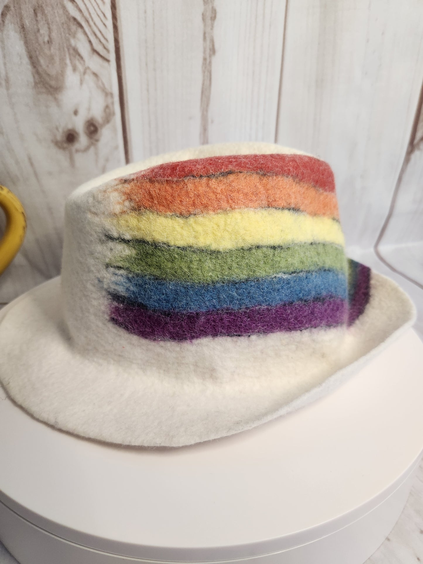 Stylish Rainbow Felt Hat for All Occasions