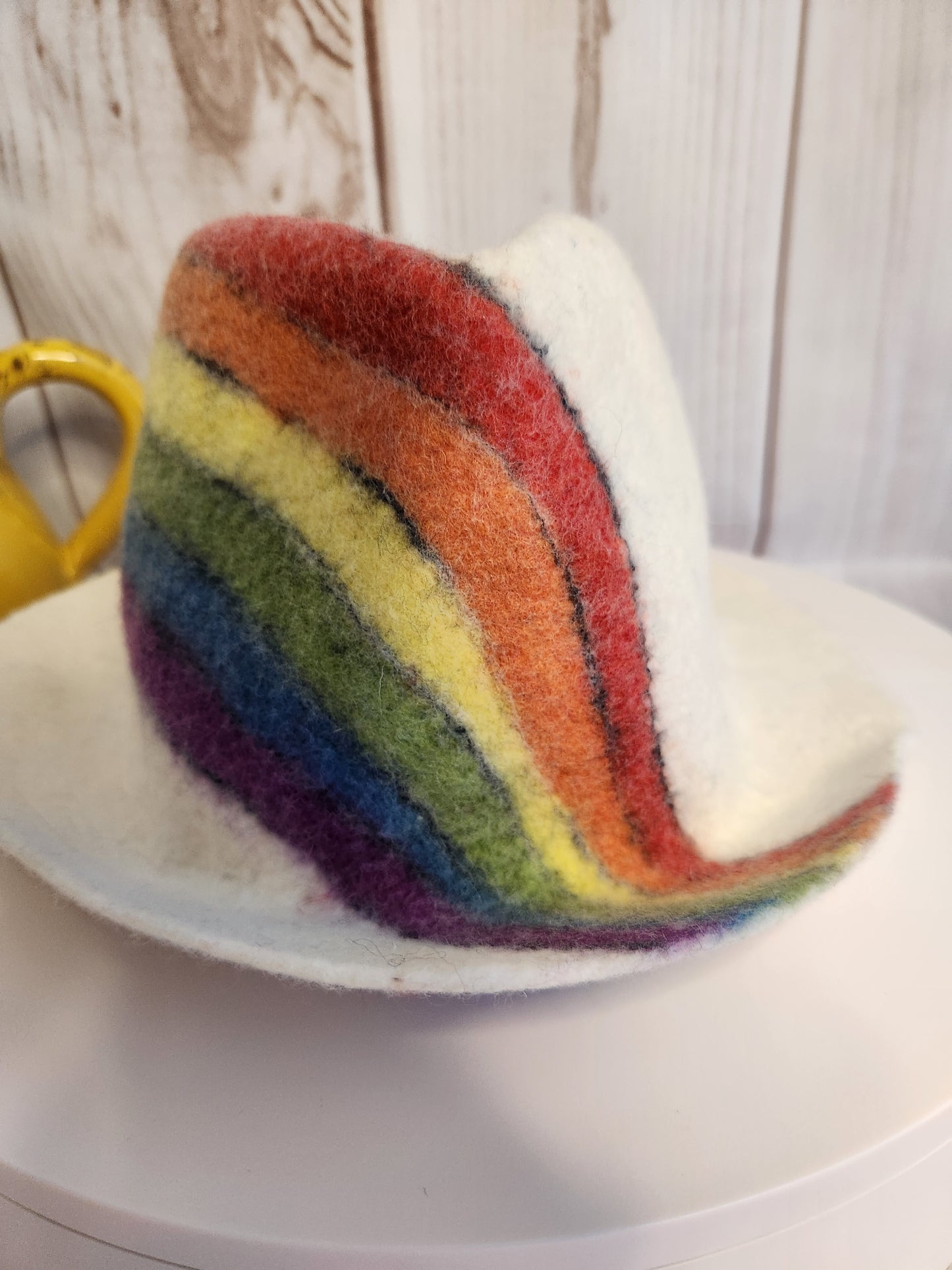 Stylish Rainbow Felt Hat for All Occasions