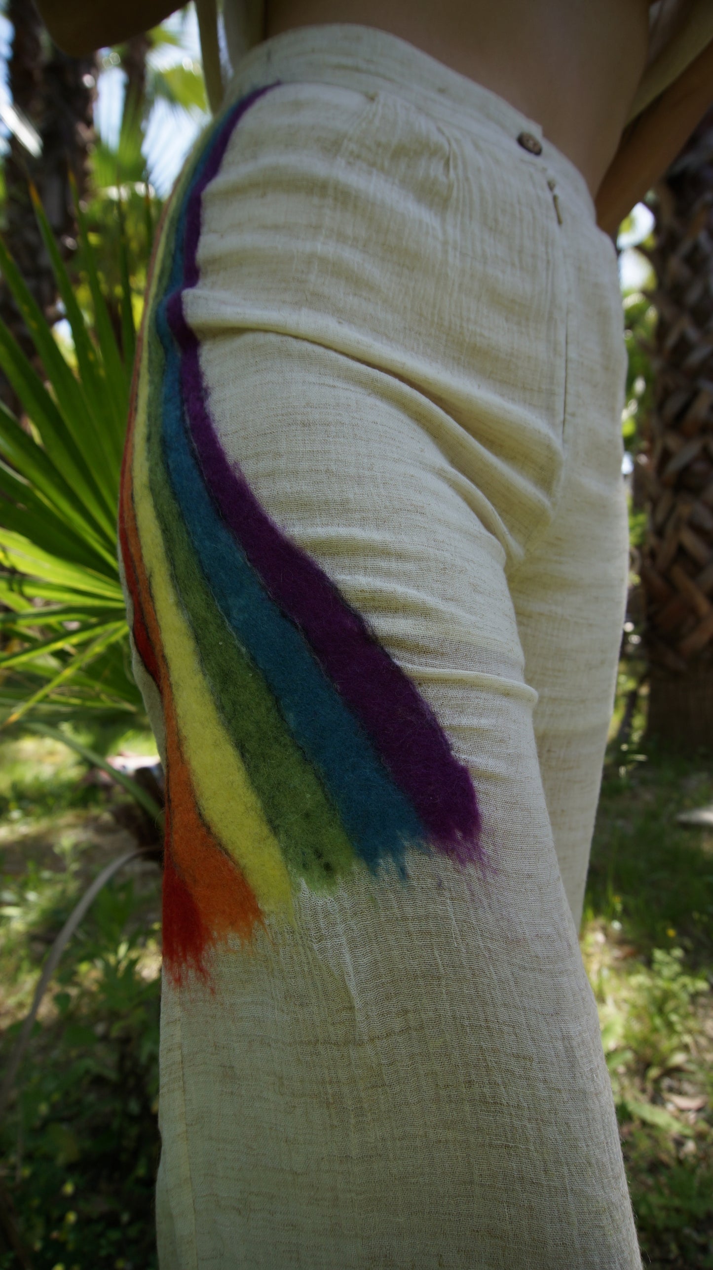 Radiant Romance Rainbow Wedding Trousers