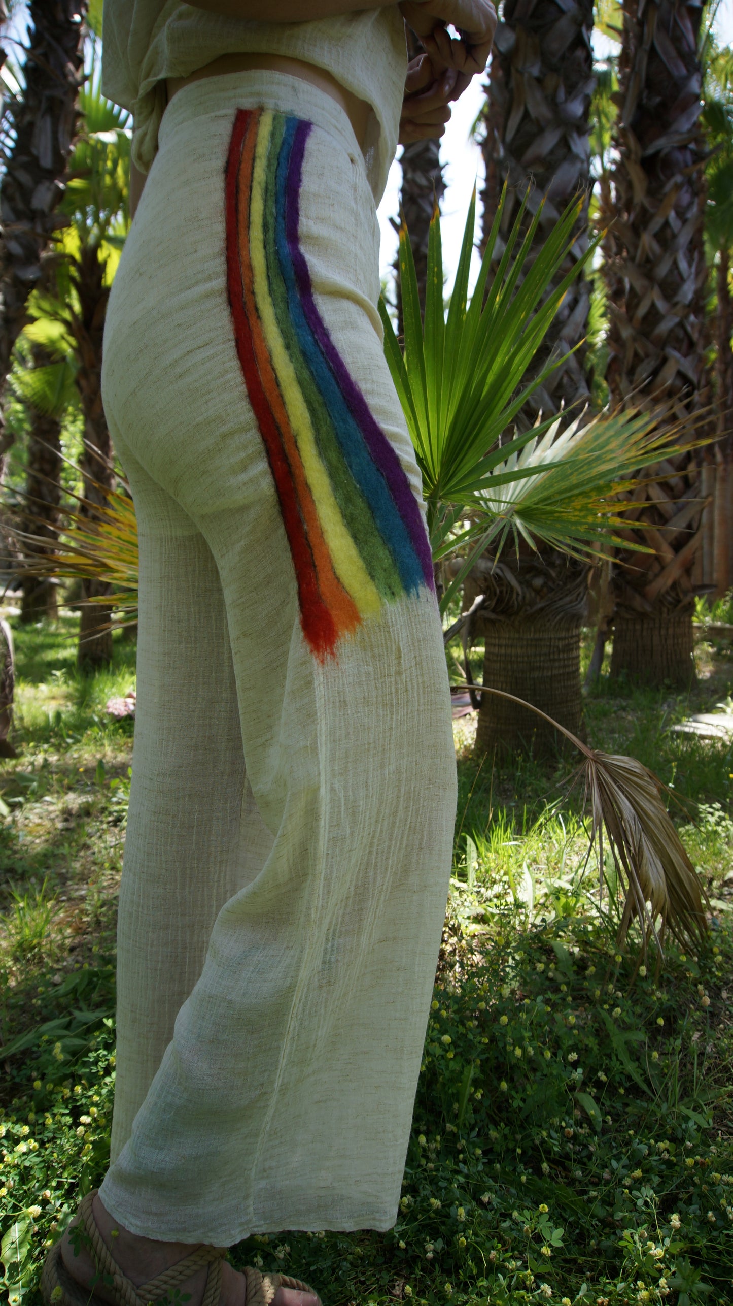 Radiant Romance Rainbow Wedding Trousers