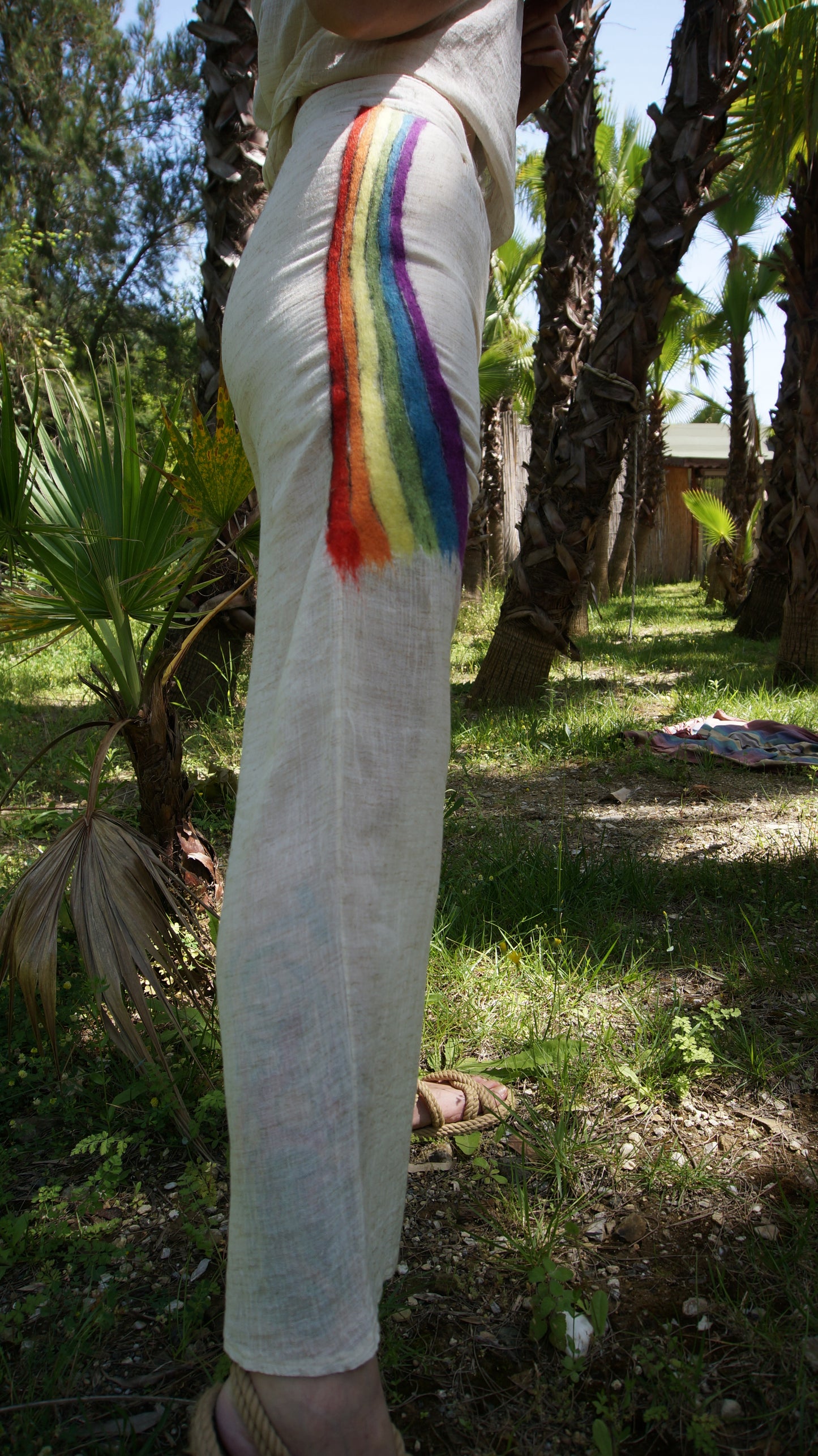 Radiant Romance Rainbow Wedding Trousers