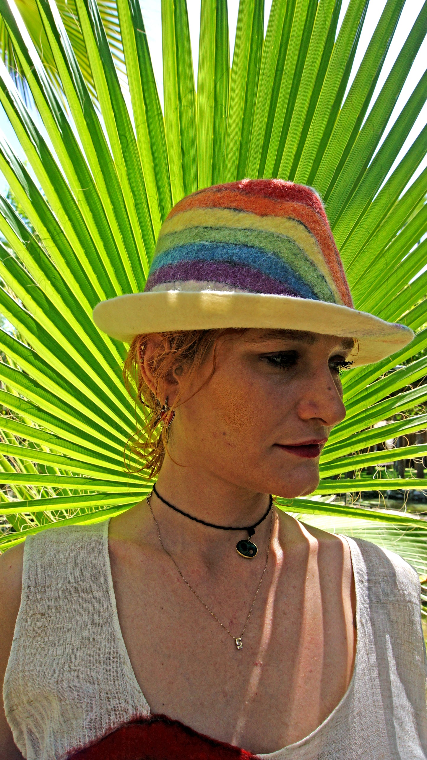 Stylish Rainbow Felt Hat for All Occasions